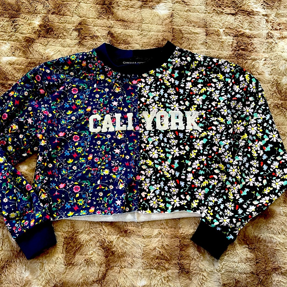 Cynthia Rowley x Bandier Cali York cropped sweatshirt